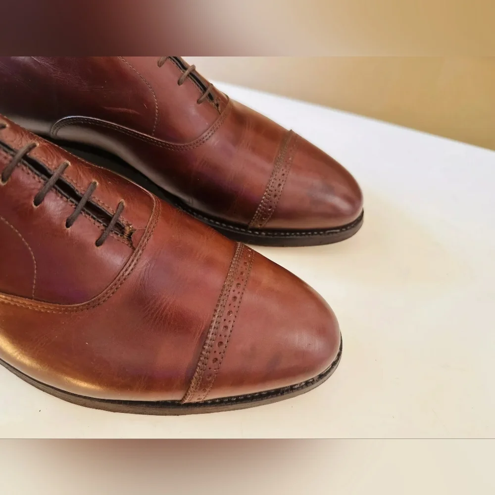 Alden Brown Leather Oxfords
